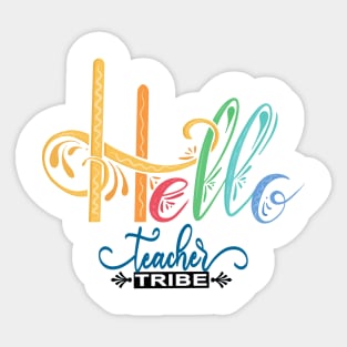 Hello teacher tribe Sticker